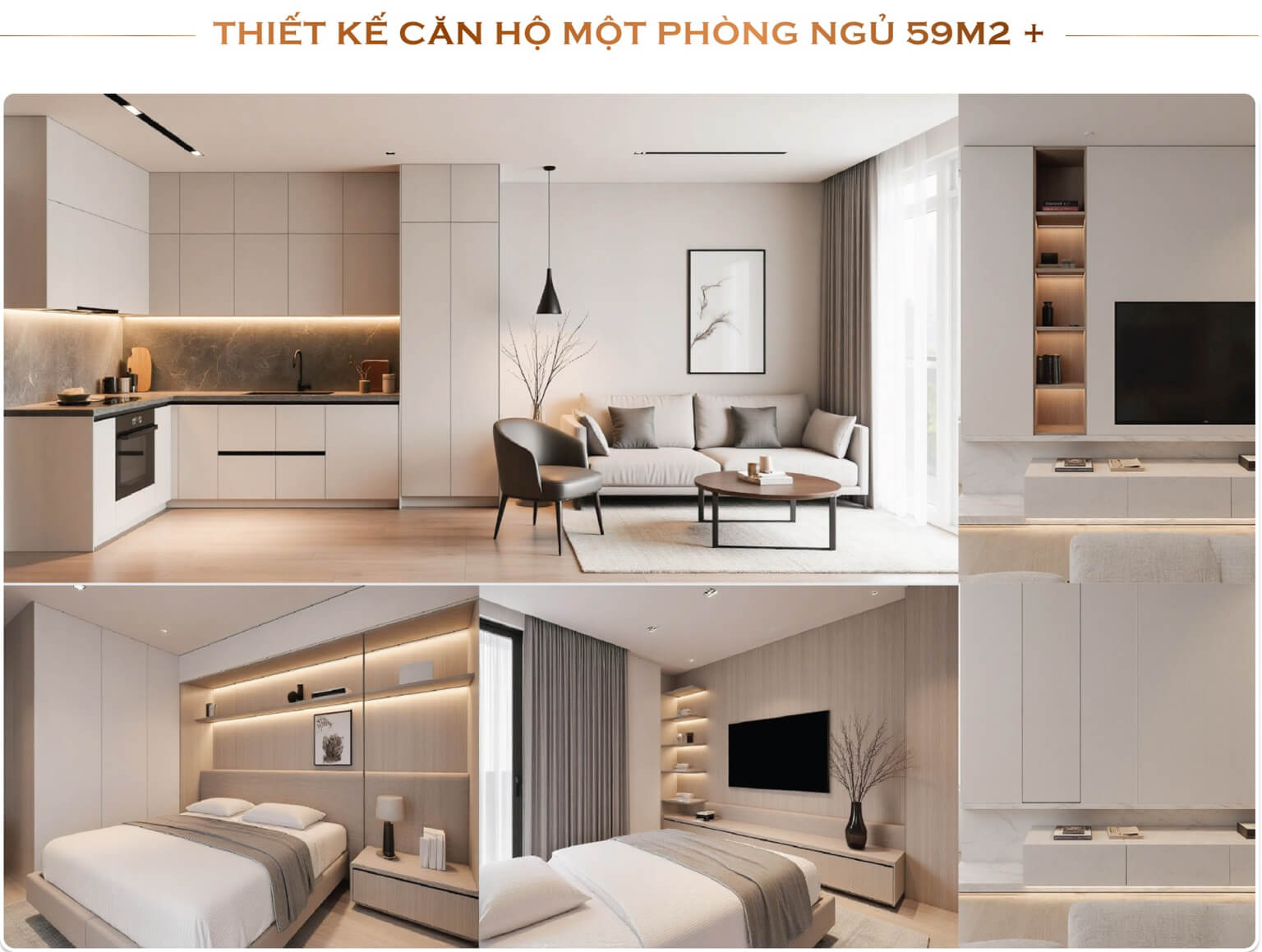 nội thất căn hộ Handico Sunshine Metropolis City hưng yên
