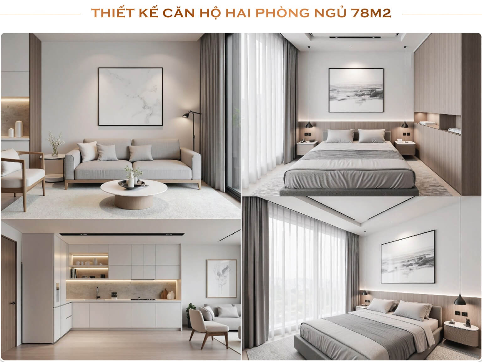nội thất căn hộ Handico Sunshine Metropolis City hưng yên