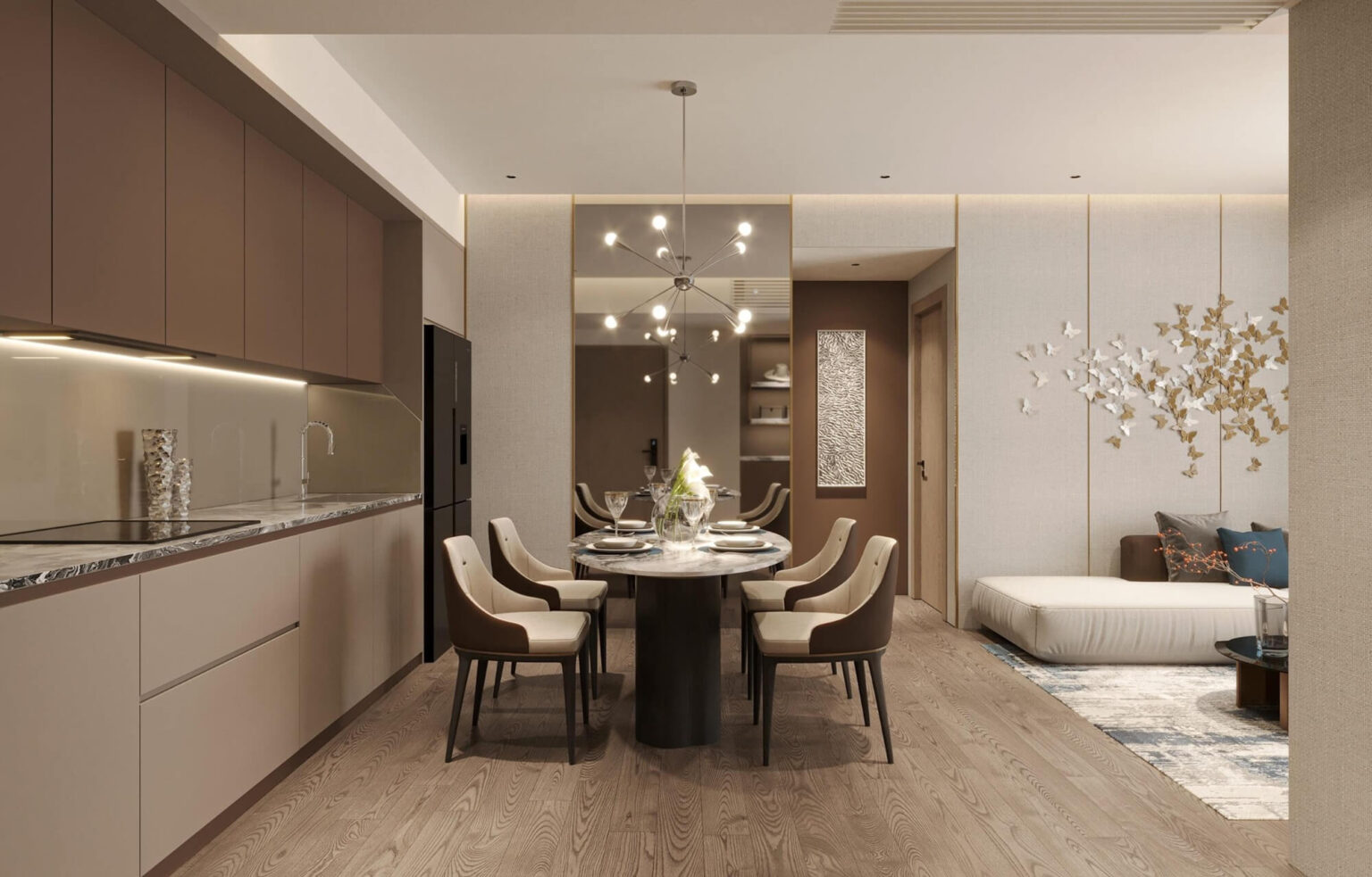 căn hộ 2 phòng ngủ dự án Handico Sunshine Metropolis City Hà Nội