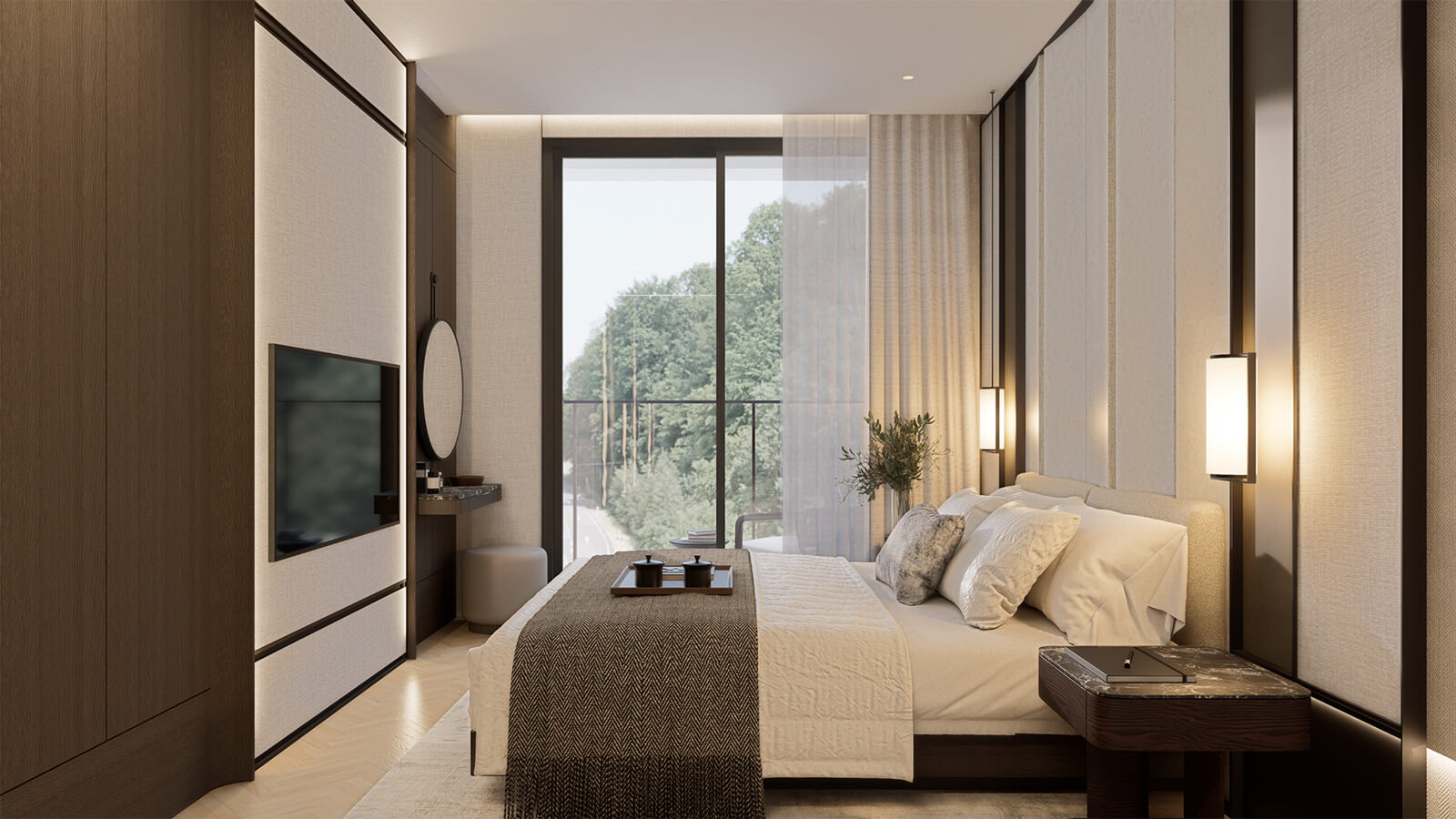 Căn hộ 3 phòng ngủ Handico Sunshine Metropolis City Hà Nội