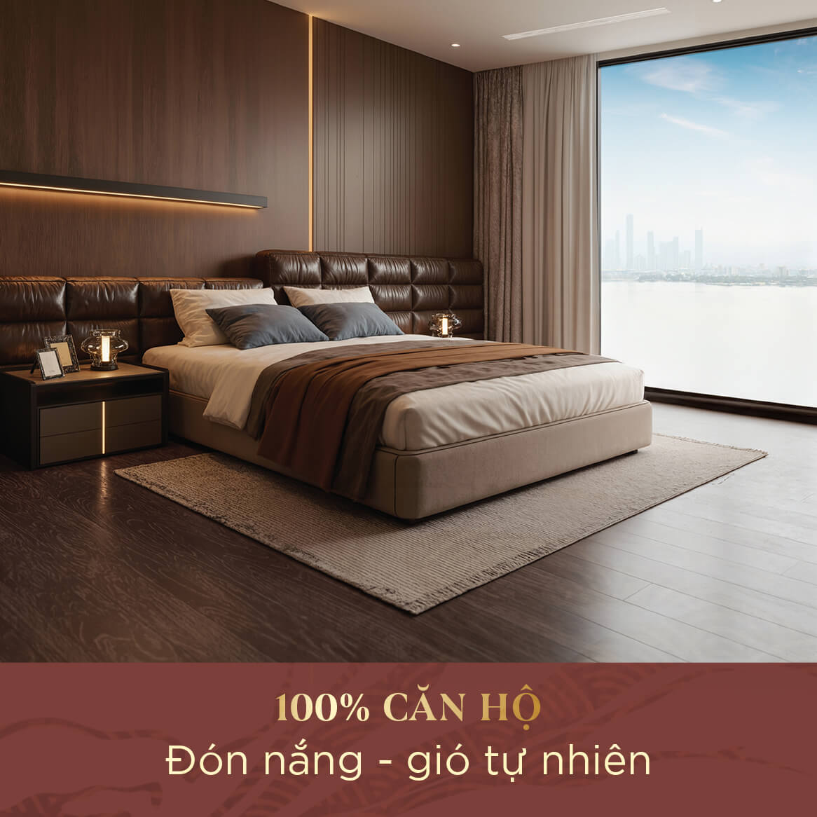 Căn hộ Flex Duo 2 phòng ngủ tại Handico Sunshine Metropolis City